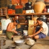 Bagan - preparazione delle scatole di lacca