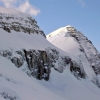 La vetta del Monte Nero Krn dal Monte Rosso