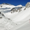 Sullo sfondo la vetta del Vrh Nad Peski - Monte Rosso