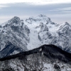 Vista del Triglav dal Monte Klek